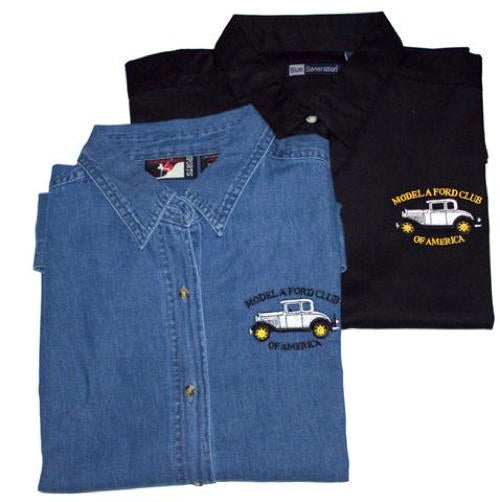 Denim Shirt - Men's Short Sleeve